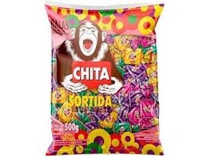 Bala Mastigável Chita Sortida 500g - Cory