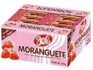 Bombom Chocolate Recheado Moranguete c/160 - Bel