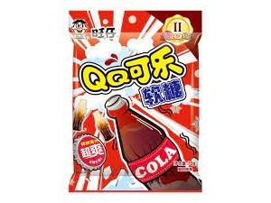 BALA DE GOMA QQ GUMMY SABOR COLA PCT 70 GR