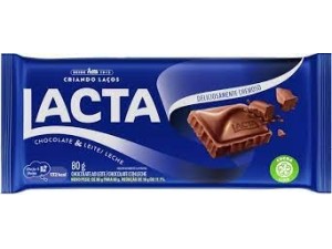 Barra Lacta ao Leite 80 gr dp 17